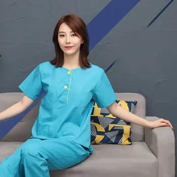 Split Surgical Clothes Female Cotton Hospital Simplicity Summer Short Sleeve Pure Color Breathable High Quality Medical Clothing
Split Surgical Clothes Female Cotton Hospital Simplicity Summer Short Sleeve Pure Color Breathable High Quality Medical Clothing