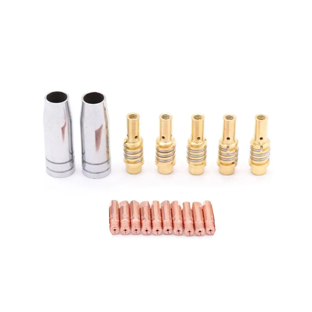 Mig Welding Torch Consumables Tools Accessory Nozzle Tip Holder Contact Tips M6*25 Fit For MB15 15AK Welding Gun
Mig Welding Torch Consumables Tools Accessory Nozzle Tip Holder Contact Tips M6*25 Fit For MB15 15AK Welding Gun