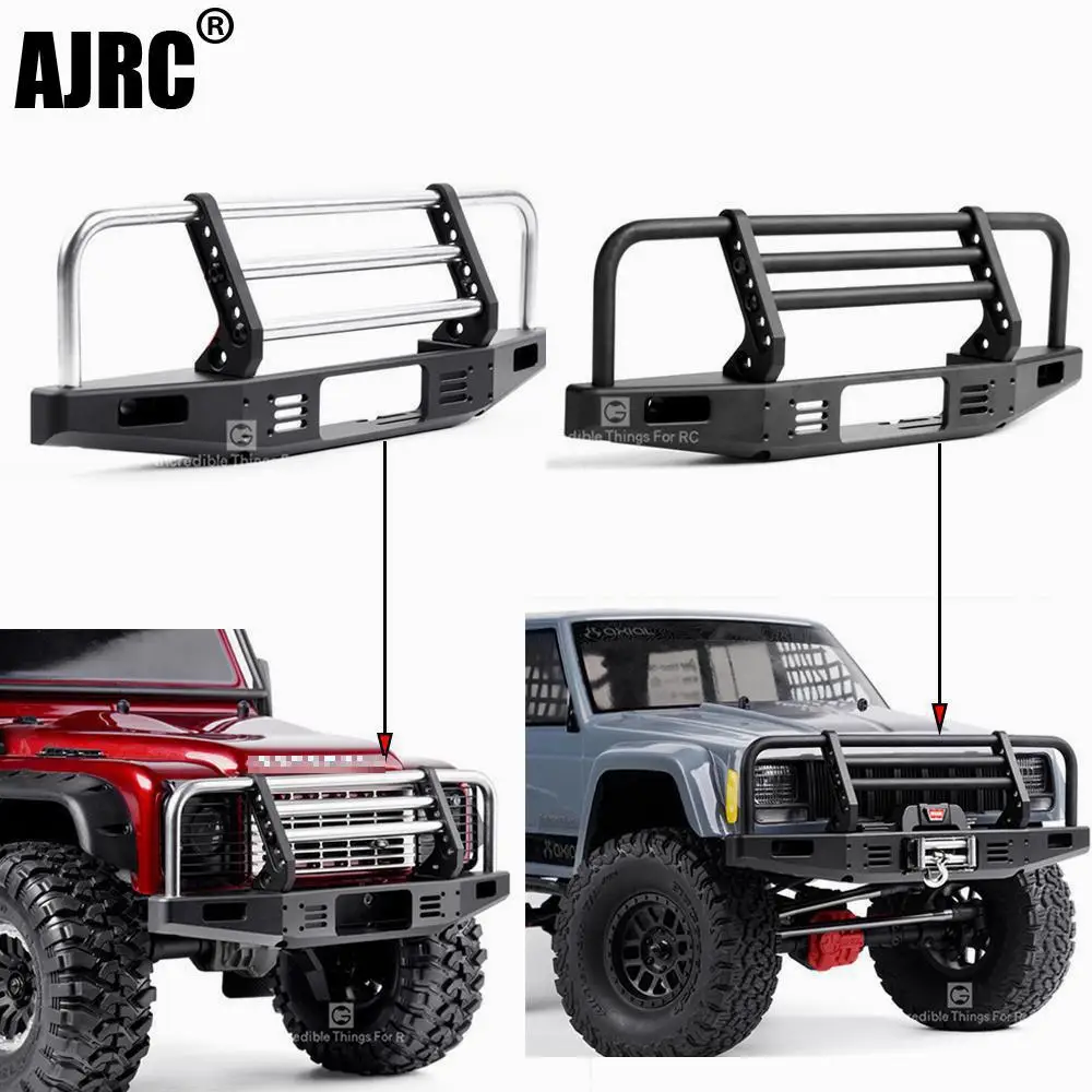 For 1/10 RC Crawler Car Traxxas TRX4 Defender Bronco Universal Metal Front Anti-collision Bumper Axial Scx10 90046 90047
For 1/10 RC Crawler Car Traxxas TRX4 Defender Bronco Universal Metal Front Anti-collision Bumper Axial Scx10 90046 90047