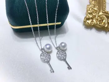 Key Shape 925 Sterling Silver Necklace Chain with Pendant Findings Jewelry Parts Fittings for Pearls Corals Jades Stones
Key Shape 925 Sterling Silver Necklace Chain with Pendant Findings Jewelry Parts Fittings for Pearls Corals Jades Stones