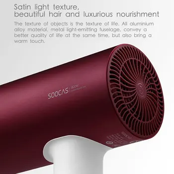 Anion Hair Dryer Aluminum Alloy Body Air Outlet Anti-Hot Innovative Diversion Design Dryer Home Travel Hair Styling Tool 1800W
Anion Hair Dryer Aluminum Alloy Body Air Outlet Anti-Hot Innovative Diversion Design Dryer Home Travel Hair Styling Tool 1800W