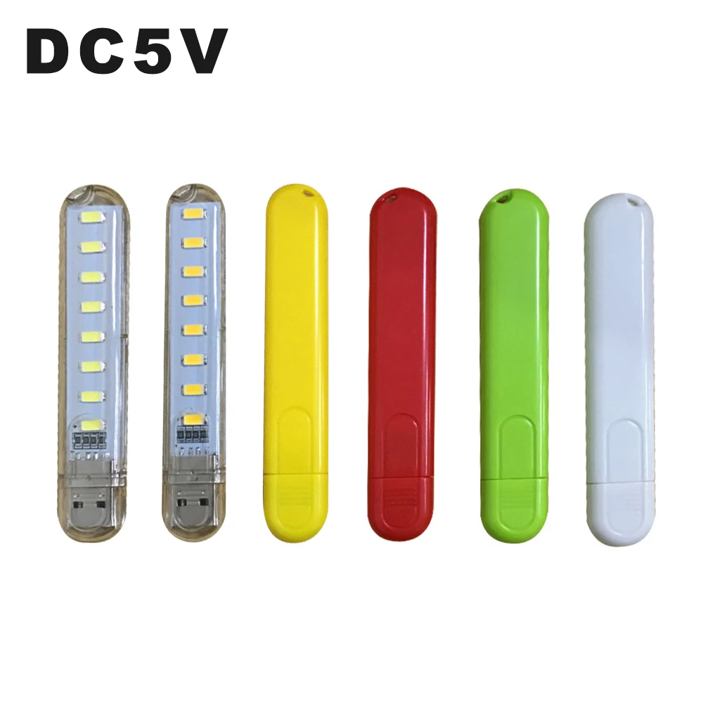 USB LED Night Light Portable U Disk Lamps 8LEDs Colorful Mini Book Light 4W LED Desk Lights DC5V Adapter Powered Reading Lights
USB LED Night Light Portable U Disk Lamps 8LEDs Colorful Mini Book Light 4W LED Desk Lights DC5V Adapter Powered Reading Lights