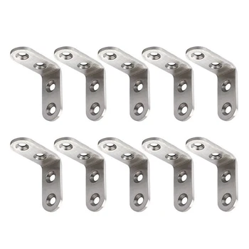 10pcs Angle Bracket Joint Shelf Support L Shape Stainless Steel Connector fastener Plate Connection Laminate Support Hardware
10pcs Angle Bracket Joint Shelf Support L Shape Stainless Steel Connector fastener Plate Connection Laminate Support Hardware
