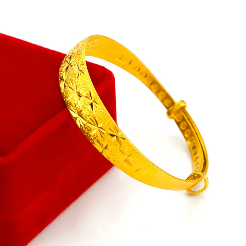 Korean Classic Gypsophila Bracelet 24K Gold Women's Wedding Engagement Jewelry Charms Hand Oranment Female New Year Gifts
Korean Classic Gypsophila Bracelet 24K Gold Women's Wedding Engagement Jewelry Charms Hand Oranment Female New Year Gifts