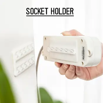 Multi-Purpose Hooks No Paste On Wall Plug Strip Fix Sticker Holder Punch-free Power Strip Rack Home Storage & Organization
Multi-Purpose Hooks No Paste On Wall Plug Strip Fix Sticker Holder Punch-free Power Strip Rack Home Storage & Organization
