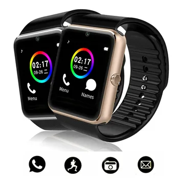Bluetooth Smart Watch Men GT08 With Touch Screen Big Battery Support TF Sim Card Push Message For IOS iPhone Android Phone Q18
Bluetooth Smart Watch Men GT08 With Touch Screen Big Battery Support TF Sim Card Push Message For IOS iPhone Android Phone Q18