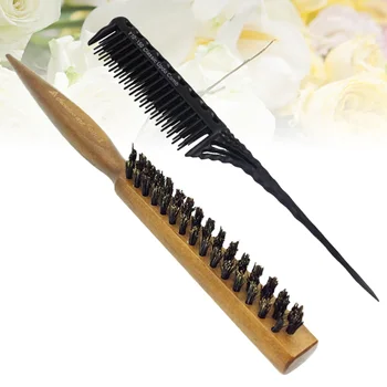 2pcs Classic Hair Styling Comb Portable Hairdressing Comb Practical Beauty Tools Multi-purpose Pointed Tail Comb for Home Salon
2pcs Classic Hair Styling Comb Portable Hairdressing Comb Practical Beauty Tools Multi-purpose Pointed Tail Comb for Home Salon