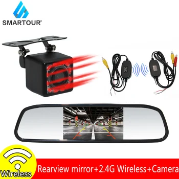 Smartour Car HD Video Auto Parking Monitor Night Vision Reversing Wireless Rear View Camera With 4.3 inch Car Rearview Mirror
Smartour Car HD Video Auto Parking Monitor Night Vision Reversing Wireless Rear View Camera With 4.3 inch Car Rearview Mirror