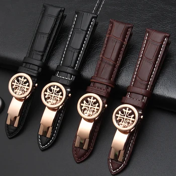 Equipped with Patek Philippe, men's pp leather folding ring, cowhide leather strap 19mm 20mm 21mm 22mm Gift Tool
Equipped with Patek Philippe, men's pp leather folding ring, cowhide leather strap 19mm 20mm 21mm 22mm Gift Tool