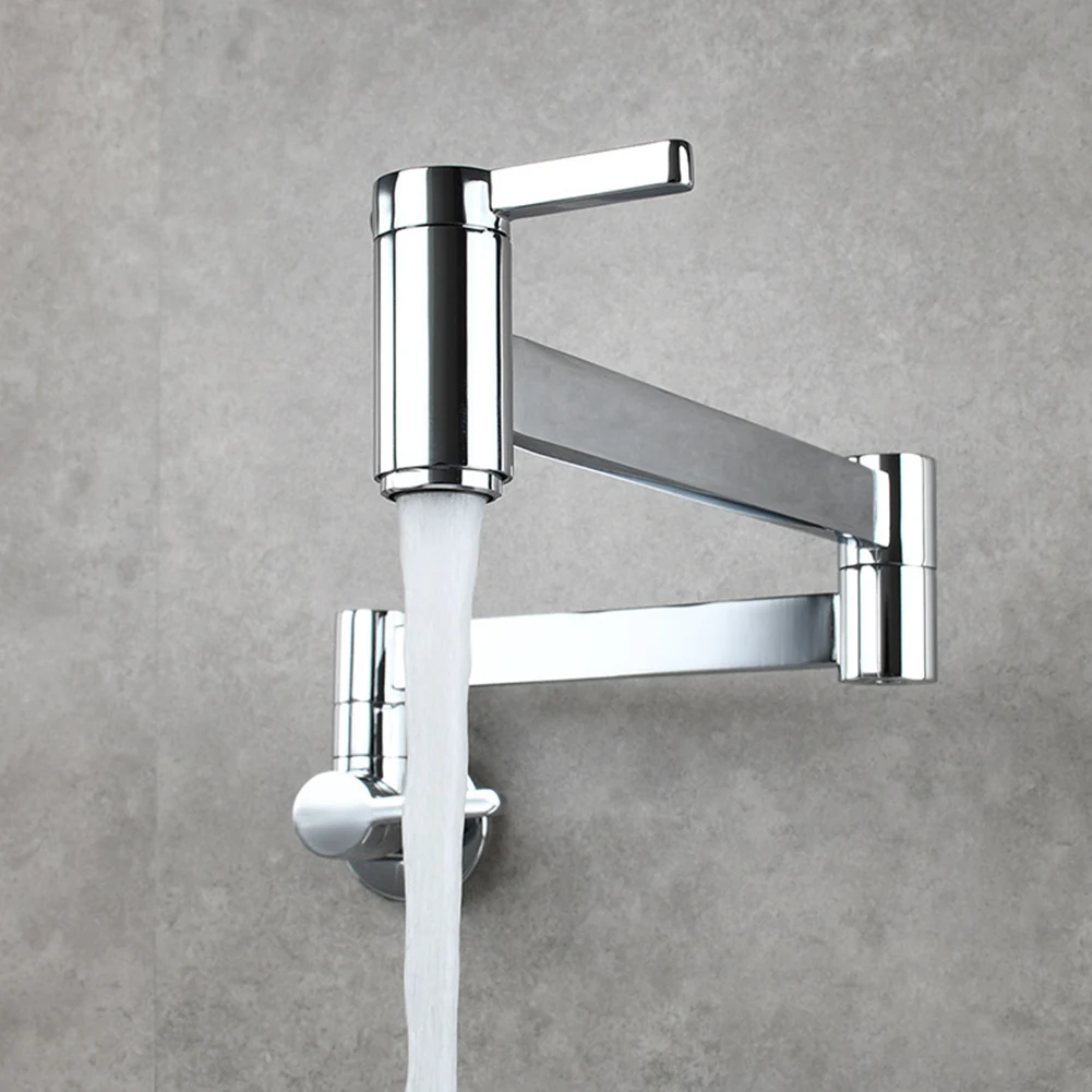 Wall Mount Cold Water Kitchen Faucet Folding Arm Bathroom Tap Pot Filler Basin Spout Modern Brass Sink Double Switch
Wall Mount Cold Water Kitchen Faucet Folding Arm Bathroom Tap Pot Filler Basin Spout Modern Brass Sink Double Switch