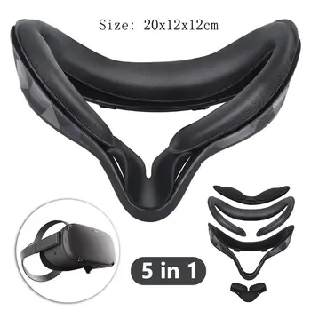 2020 New 5in1 Face Cover Lens Cover Facial Interface Bracket Anti-Leakage Nose Pad Set for Oculus Quest VR Glass Accessories
2020 New 5in1 Face Cover Lens Cover Facial Interface Bracket Anti-Leakage Nose Pad Set for Oculus Quest VR Glass Accessories