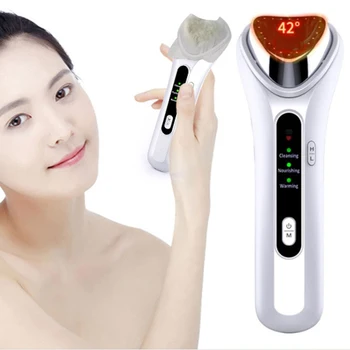 Multifunction LED Hot Face Skin Care Device Massager Hammer Ultrasonic Facial Vibration Red Blue Light Ion Beauty Instrument
Multifunction LED Hot Face Skin Care Device Massager Hammer Ultrasonic Facial Vibration Red Blue Light Ion Beauty Instrument