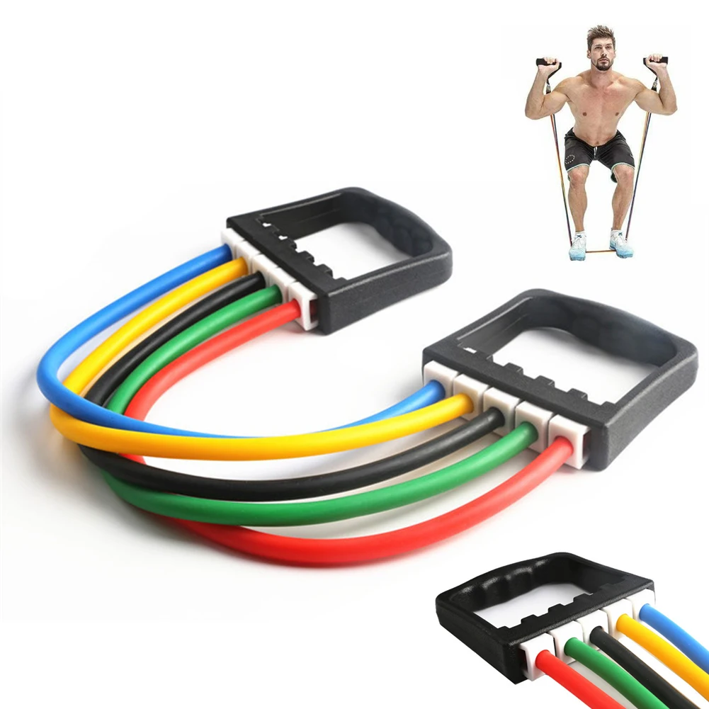 Color Five Tube Rally Exercise Resistance Band Pedal Extender Fitness Yoga Stretching Indoor Exercise Equipment Fitness
Color Five Tube Rally Exercise Resistance Band Pedal Extender Fitness Yoga Stretching Indoor Exercise Equipment Fitness