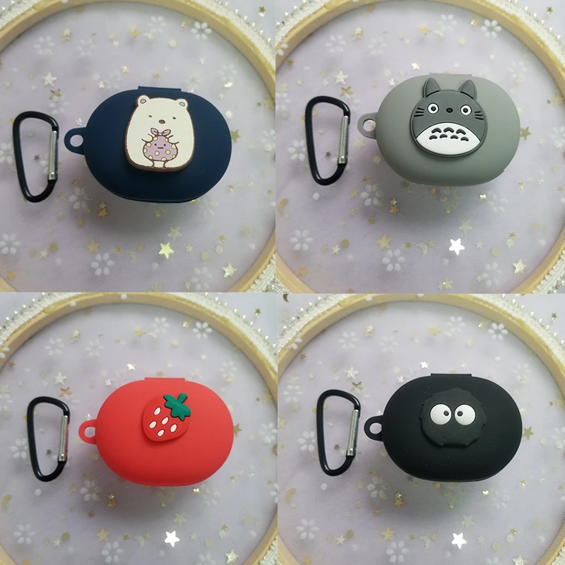 Cartoon Silicone Earphone Case Protective Bag For Haylou GT7 Bluetooth Wireless Earphone cover With Hook
Cartoon Silicone Earphone Case Protective Bag For Haylou GT7 Bluetooth Wireless Earphone cover With Hook