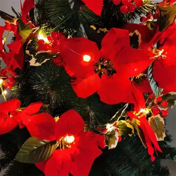 Christmas Tree Toppers Christmas Decoration 2m Flower Vine Christmas Tree Red Rattan Decoration Festive & Party Supplies
Christmas Tree Toppers Christmas Decoration 2m Flower Vine Christmas Tree Red Rattan Decoration Festive & Party Supplies