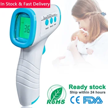 Forehead Thermometer Non Contact Infrared Thermometer Body Temperature Fever Digital Measure Tool for Baby Adult NEW
Forehead Thermometer Non Contact Infrared Thermometer Body Temperature Fever Digital Measure Tool for Baby Adult NEW