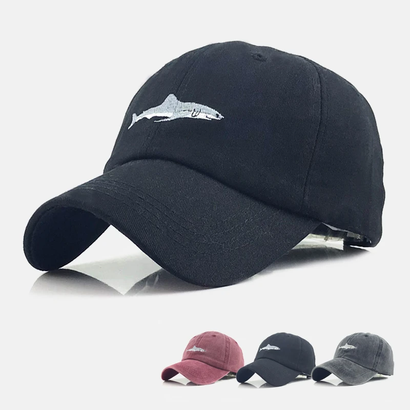 Shark Embroidered Unique Baseball Hat Solid Color Bend along Cotton Washed Casual Baseball Cap Unisex Men Cool Girl
Shark Embroidered Unique Baseball Hat Solid Color Bend along Cotton Washed Casual Baseball Cap Unisex Men Cool Girl