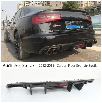 For Audi A6 S6 C7 2012-2015 Carbon Fiber Rear Lip Spoiler High Quality Bumper Diffuser Car Accessories
For Audi A6 S6 C7 2012-2015 Carbon Fiber Rear Lip Spoiler High Quality Bumper Diffuser Car Accessories
