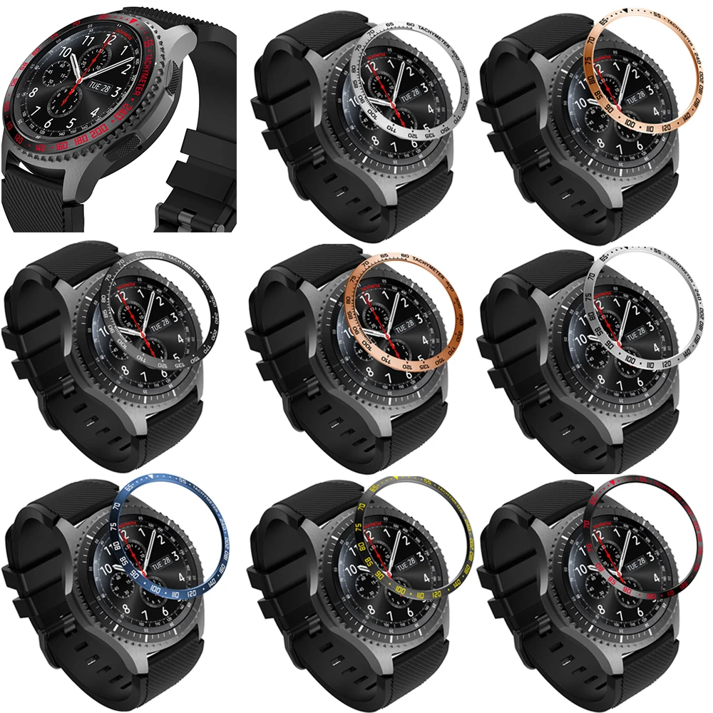 

Cases ring For Samsung Galaxy Watch 46mm 42mm Gear S3 Frontier Gear S2 SM-R720 Ring Bezel Styling Frame Case Cover Protection