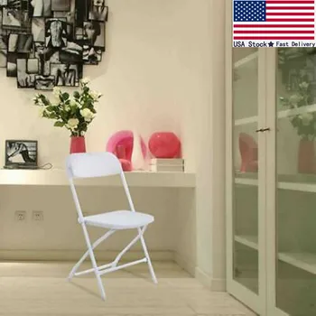 Comfortable Plastic 5 Commercial Folding Chairs Stackable Wedding Party White US
Comfortable Plastic 5 Commercial Folding Chairs Stackable Wedding Party White US