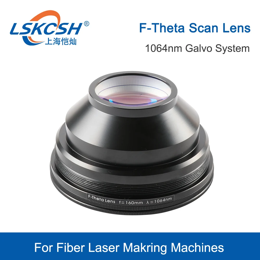 

LSKCSH F-theta Scan Lens Field Lens 1064nm 50x50 - 300x300 F63-420mm for 1064nm YAG Optical Fiber Laser Marking Machine Parts