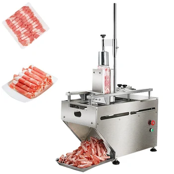 Automatic slicer commercial frozen meat lamb sliced beef roll 400W variable speed motor slicer machine
Automatic slicer commercial frozen meat lamb sliced beef roll 400W variable speed motor slicer machine