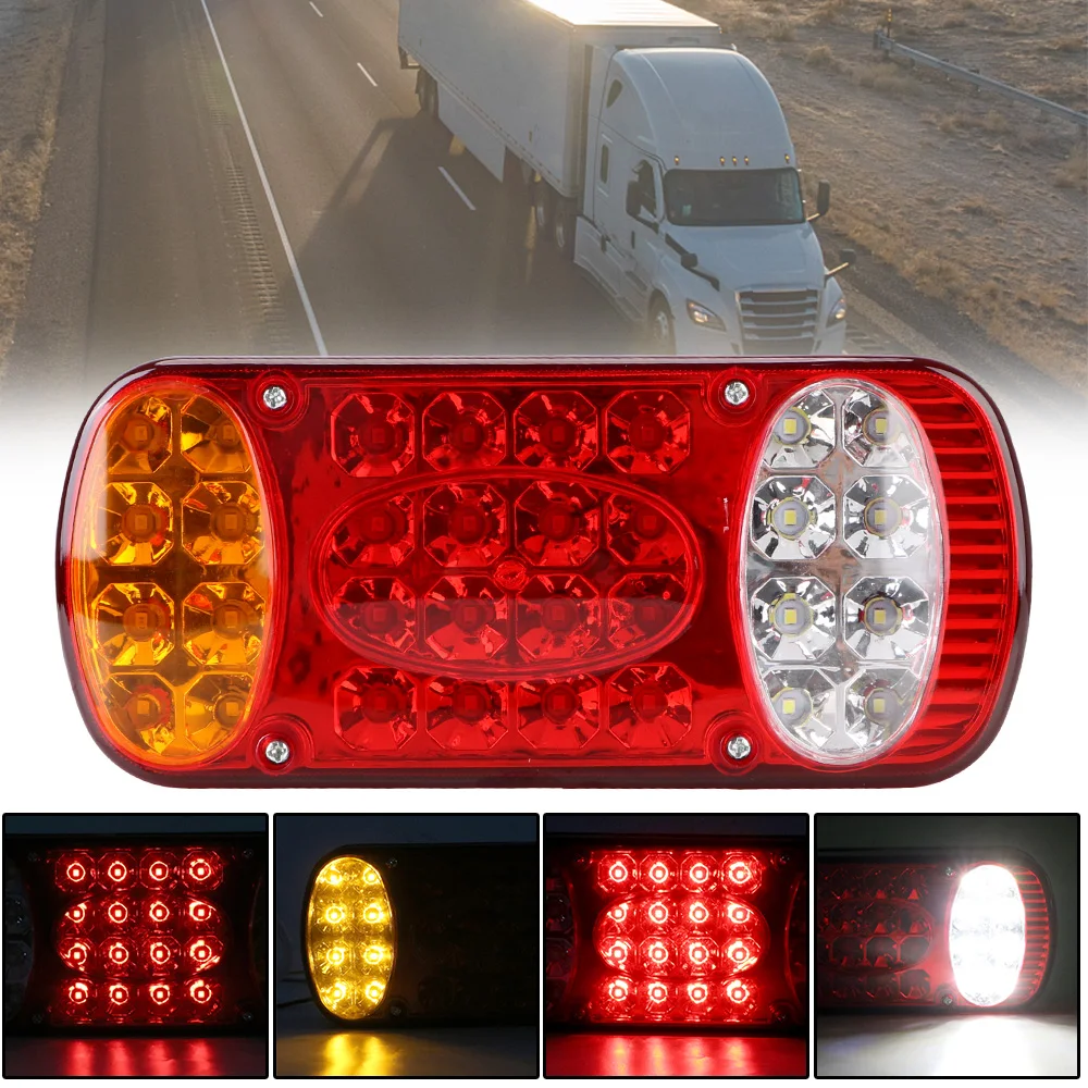 12V 24V Truck Rear Brake Lamp LED Trailer Turn Signal Running Lights Taillights Stop Warning Indicator Lorry Van Car Accessories
12V 24V Truck Rear Brake Lamp LED Trailer Turn Signal Running Lights Taillights Stop Warning Indicator Lorry Van Car Accessories