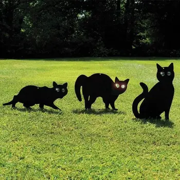 3pec Black Metal Scare Cats Pest Control Scarer Repeller Cat Deterrant Black Cat
3pec Black Metal Scare Cats Pest Control Scarer Repeller Cat Deterrant Black Cat