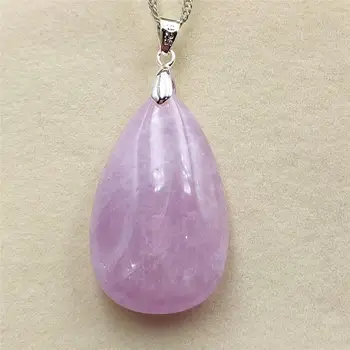 Jewelry Natural Purple Kunzite Quartz Pendant Cat Eye 37x23x11mm Water Drop Women Gemstone Necklace AAAAA
Jewelry Natural Purple Kunzite Quartz Pendant Cat Eye 37x23x11mm Water Drop Women Gemstone Necklace AAAAA