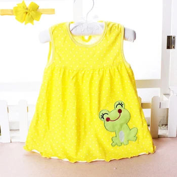 Baby Dresses Princess Infant Girls Cartoon Print Dress 0-1years Cotton Clothing Summer Cloth for Newborn Girl with Bow Headband
Baby Dresses Princess Infant Girls Cartoon Print Dress 0-1years Cotton Clothing Summer Cloth for Newborn Girl with Bow Headband
