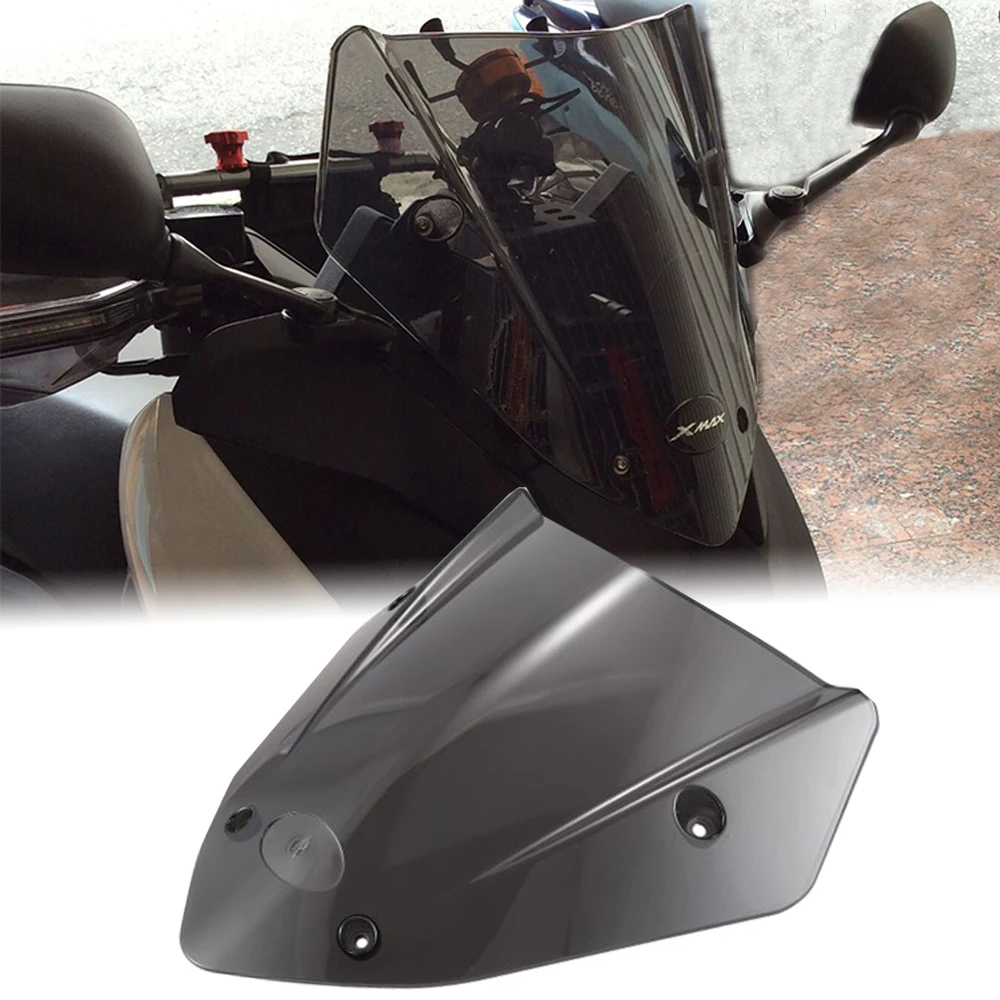 

Motorcycle Windshield Windscreen Wind Deflector For Yamaha XMAX 300 125 X-MAX 250 400 XMAX300 xmax250 2017 2018 2019 2020 2021