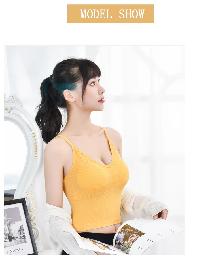 WANAYOU Women Breathable Sports Bra Top Anti-sweat Shockproof Padded Yoga Sports Top Athletic Gym Running Fitness Workout Tops WANAYOU Women Breathable Sports Bra Top Anti-sweat Shockproof Padded Yoga Sports Top Athletic Gym Running Fitness Workout Tops