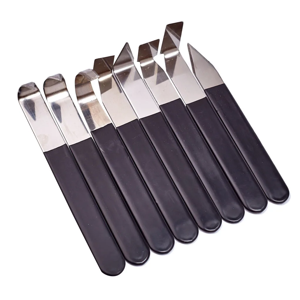 8pcs Pottery Tools Stainless Steel Clay Sculpture Modeling Hand Tools Craft Trimming Ceramic Tools Set
8pcs Pottery Tools Stainless Steel Clay Sculpture Modeling Hand Tools Craft Trimming Ceramic Tools Set