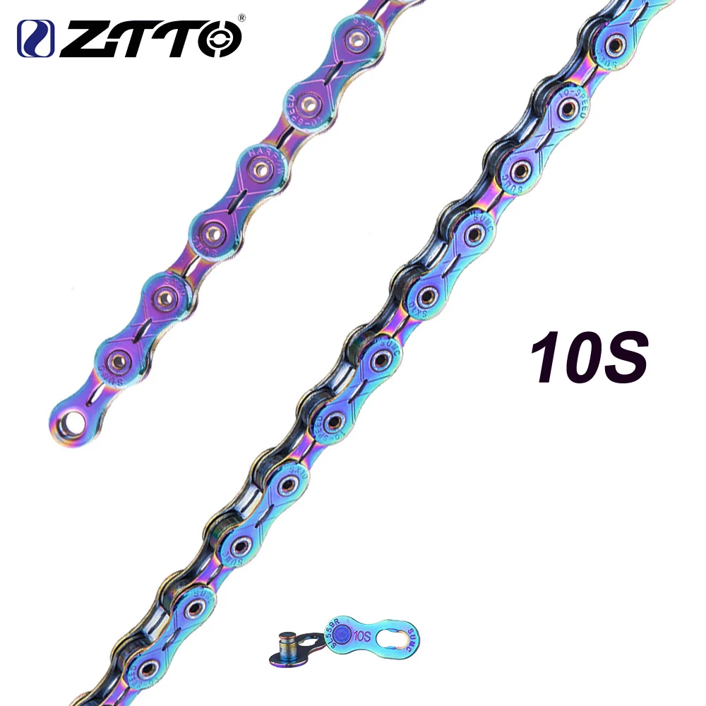 ZTTO MTB 10 Speed Chain 10s EL SLR Colorful chain Road Bicycle ultralight Durable missing link for parts K7 MTB Mountain Bike
ZTTO MTB 10 Speed Chain 10s EL SLR Colorful chain Road Bicycle ultralight Durable missing link for parts K7 MTB Mountain Bike