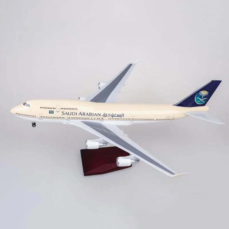 1/150 весы 47 см самолет 747 B747 400 самолета из Саудовской Аравии авиакомпаний Модель W