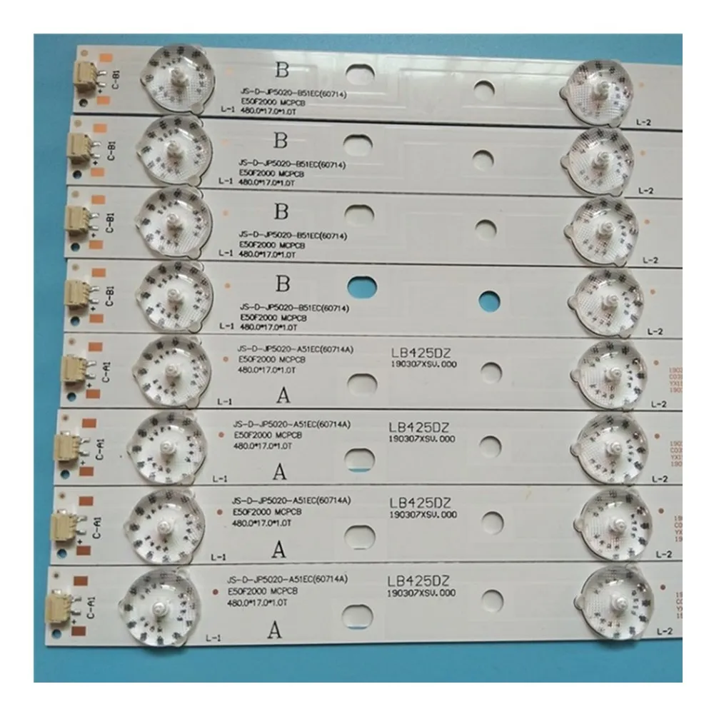 Светодиодная лента для подсветки, 5 ламп для телевизора, лампа для освещения 50 дюймов
Светодиодная лента для подсветки, 5 ламп для телевизора, лампа для освещения 50 дюймов