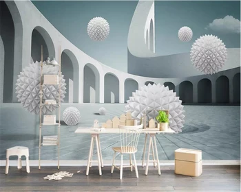 beibehang Custom wallpaper mural 3d three-dimensional ball corridor European architectural space TV background wall wallpaper 
beibehang Custom wallpaper mural 3d three-dimensional ball corridor European architectural space TV background wall wallpaper