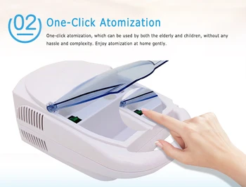 220V Atomization Inhaler Air Compressor Atomizer Medicine Inhale Nebulizer Asthma Allergy Relief Therapy Home Appliance