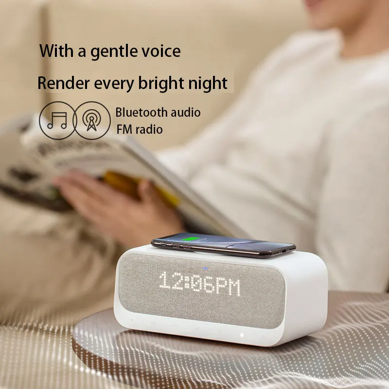 Bluetooth колонка с будильником FM радио и зарядным устройством|Портативные колонки| |