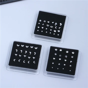 Fashion Lovely Crown Heart Shape Nose Rings for Women 925 Sterling Silver Nose Studs Body Nose Piercing Jewelry Earings Ball End
Fashion Lovely Crown Heart Shape Nose Rings for Women 925 Sterling Silver Nose Studs Body Nose Piercing Jewelry Earings Ball End