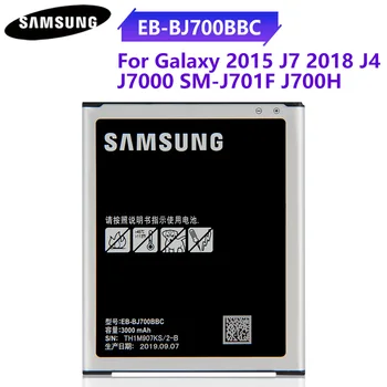 Original Battery EB-BJ700BBC EB-BJ700CBC EB-BJ700CBE For Samsung GALAXY J7 J700F J7008 J7009 SM-J700H/DS J4 2018 SM-J700M 3000mA
Original Battery EB-BJ700BBC EB-BJ700CBC EB-BJ700CBE For Samsung GALAXY J7 J700F J7008 J7009 SM-J700H/DS J4 2018 SM-J700M 3000mA
