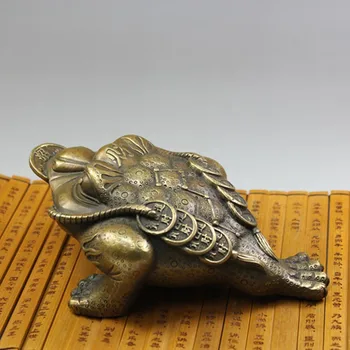 A Animal Copper brass Wangcai toad ornaments feng shui supplies cicada imitation antique money frog frog legged toa
A Animal Copper brass Wangcai toad ornaments feng shui supplies cicada imitation antique money frog frog legged toa