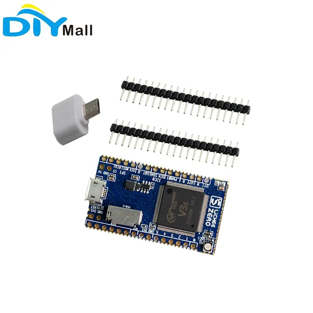 DIYmall Sipeed Lichee Pi Zero Allwinner V3S ARM Cortex-A7 Core CPU Linux макетная плата IOT Интернет вещей
DIYmall Sipeed Lichee Pi Zero Allwinner V3S ARM Cortex-A7 Core CPU Linux макетная плата IOT Интернет вещей