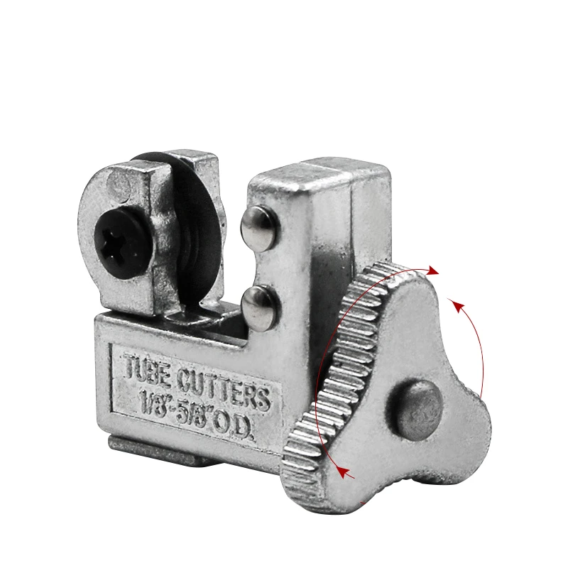 1pc Mini Tube Cutter Zinc Alloy Tube Cutter Cutting Tool for 3mm-16mm Copper Brass Aluminium Plastic Pipes Small Size Red Cut
1pc Mini Tube Cutter Zinc Alloy Tube Cutter Cutting Tool for 3mm-16mm Copper Brass Aluminium Plastic Pipes Small Size Red Cut