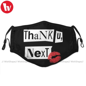 

Ariana Grande Mouth Face Mask Thank U NexT Apparel Facial Mask Fashion Cool with 2 Filters for Adult