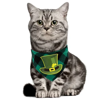 Pet Dog Green Lucky Bandanas Collar Triangle Scarf Patricks Day For Holiday Party Dog Scarf Neckerchief Decorative Accessories
Pet Dog Green Lucky Bandanas Collar Triangle Scarf Patricks Day For Holiday Party Dog Scarf Neckerchief Decorative Accessories
