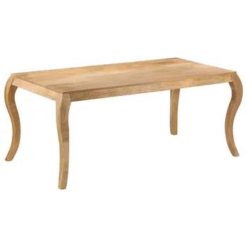 

vidaXL Dining Table 180x90x76 cm Solid Mango Wood