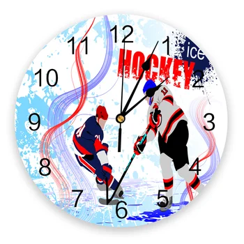 Sports Athletes Hockey Wall Clock Modern Design Home Living Room Office Cafe Decoration Art Wall Watch 
Sports Athletes Hockey Wall Clock Modern Design Home Living Room Office Cafe Decoration Art Wall Watch