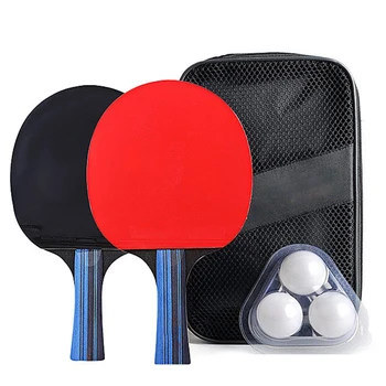 2Pcs Upgraded 3 Balls Table Tennis Racket Set Lightweight Powerful Ping Pong Paddle Bat with Good Control 14.7*23.5cm
2Pcs Upgraded 3 Balls Table Tennis Racket Set Lightweight Powerful Ping Pong Paddle Bat with Good Control 14.7*23.5cm