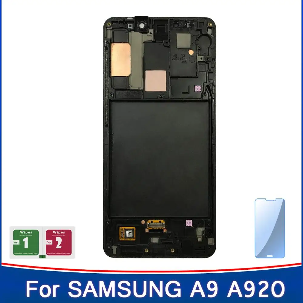6.3" High Amoled LCD Display For SAMSUNG GALAXY A9 2018 A920 LCD Touch Screen With Frame Digitizer 100% New Replacement
6.3" High Amoled LCD Display For SAMSUNG GALAXY A9 2018 A920 LCD Touch Screen With Frame Digitizer 100% New Replacement